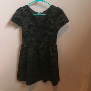 One Clothing Black Velvet Dress